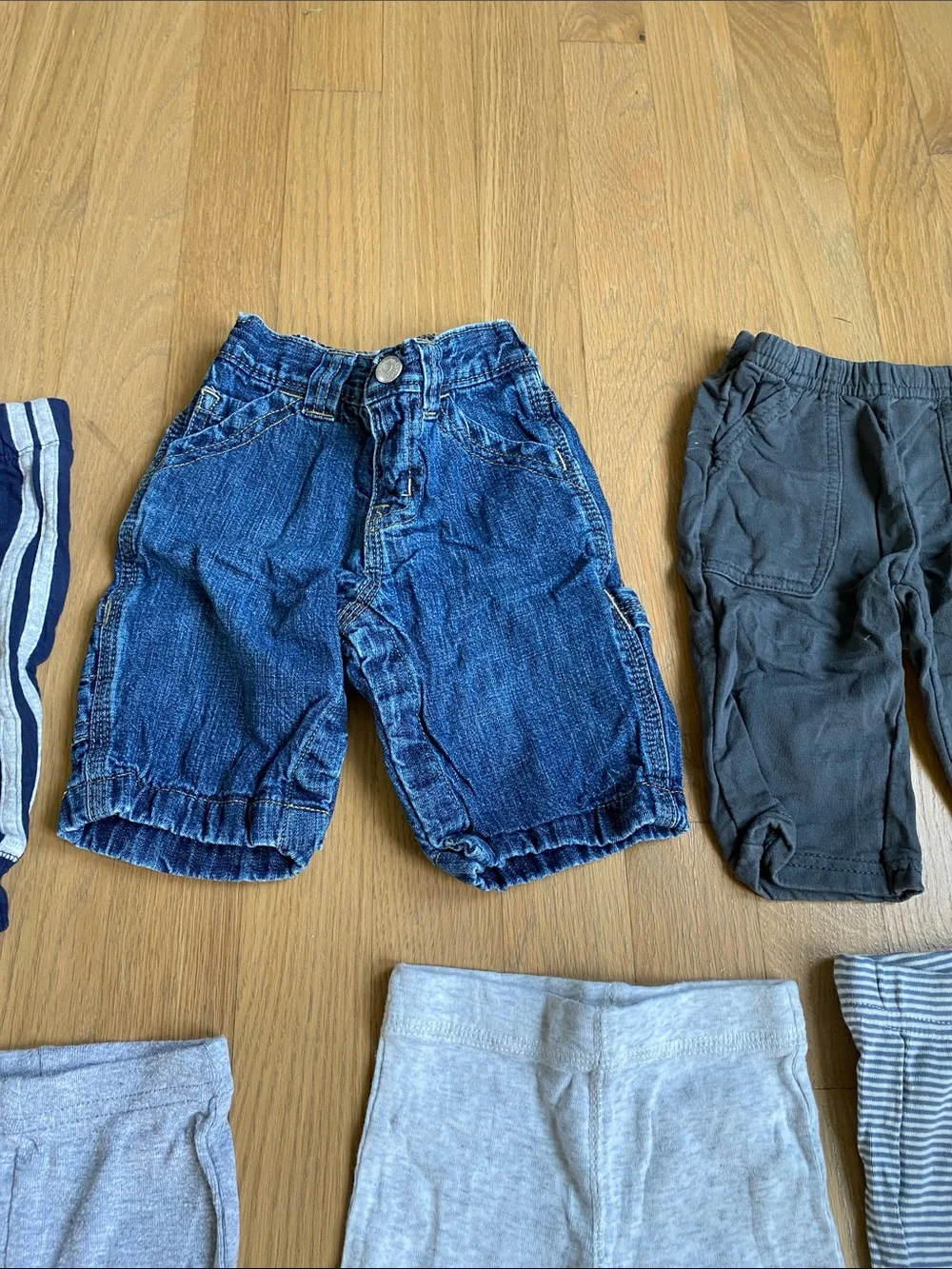 Carter's Baby Boys Assorted Pants and Footed Bottoms - Blue, Gray, Navy